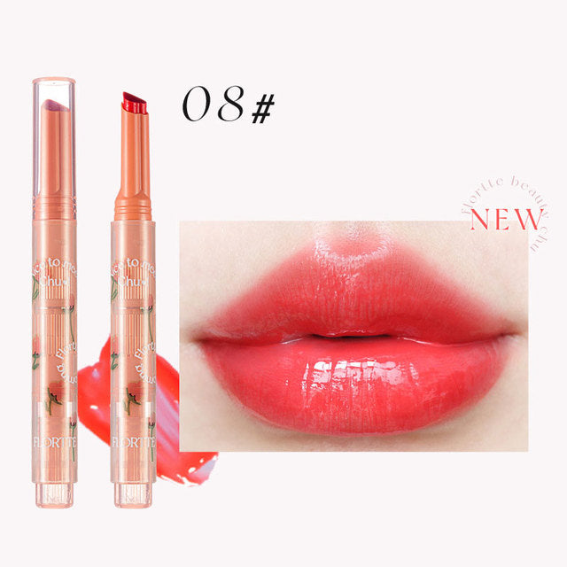 FLORTTE First Kiss Love Stick Lipstick Pen with Mirror Lipstick Pen Oasis Select 08
