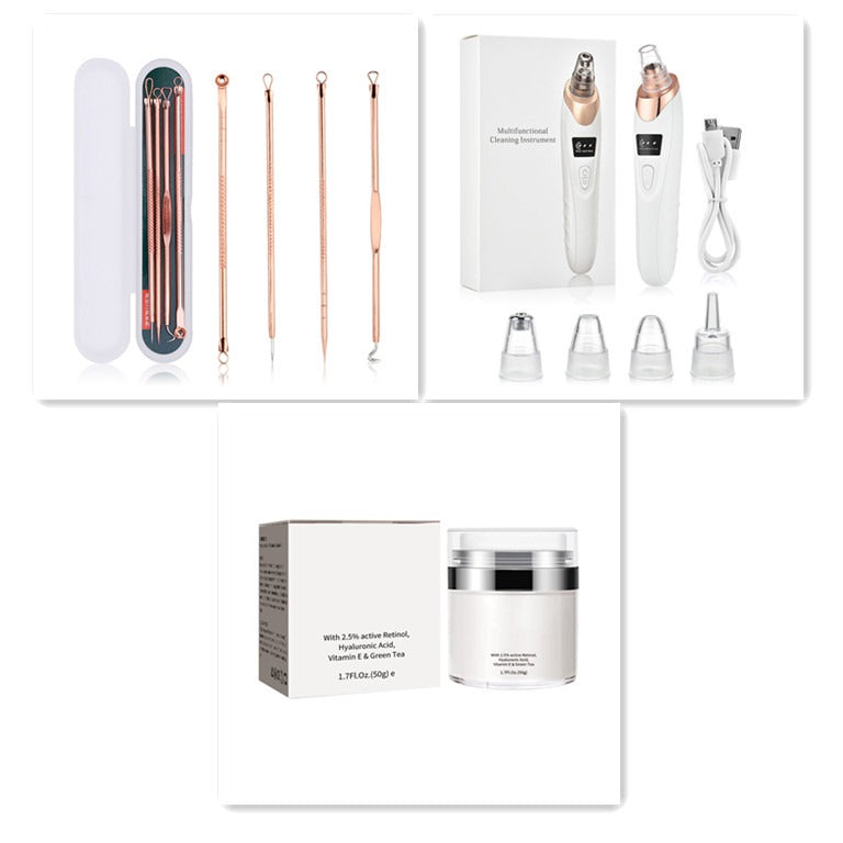 Electric Pore Cleaner Facial Device | USB Rechargeable Facial Cleansing Device Oasis Select Default Set