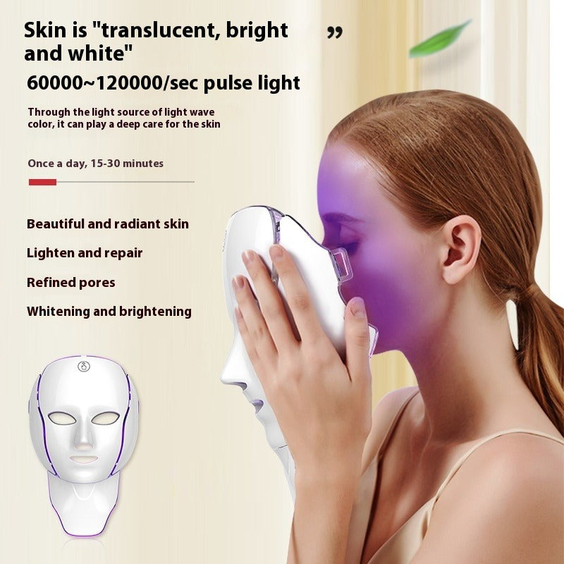 7-Color LED Photon Beauty Mask | Skin Rejuvenation Device LED Skin Care Mask Oasis Select
