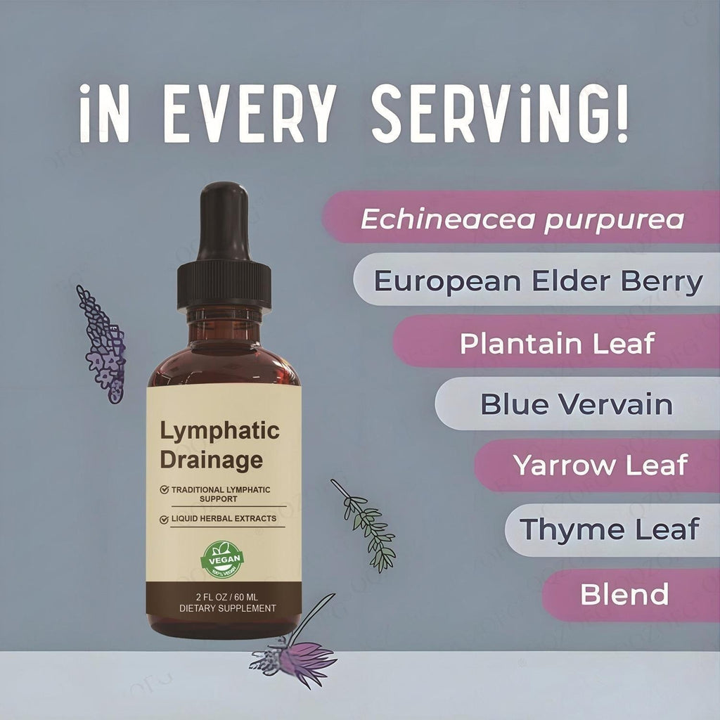 60ml Lymphatic Drainage Drops | Daily Wellness Body Drops Wellness Body Drops Oasis Select
