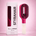 Sleek Hair Spray Comb – Tame Flyaways, 7 Colors | Oasis Select Hair Styling Tool Oasis Select Rose Red One Size
