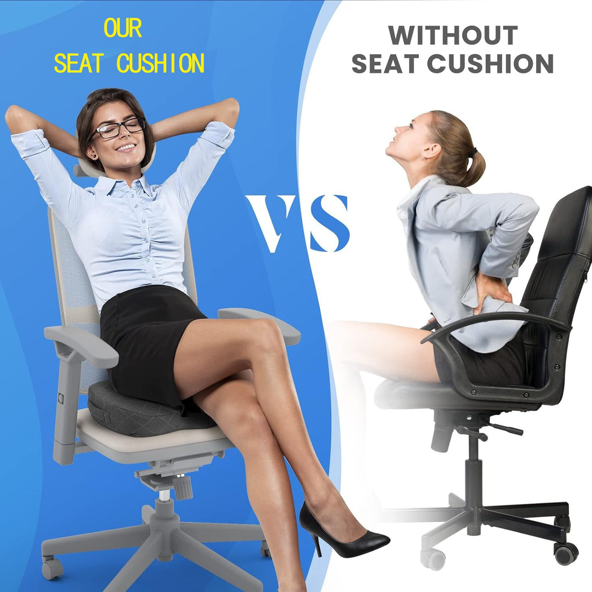 Gel Memory Foam Hip Cushion – Ergonomic Seat Support Seat Cushion Oasis Select