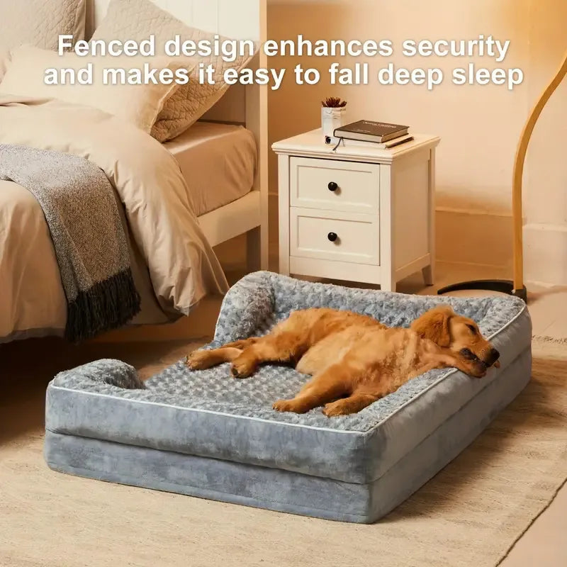 Waterproof Washable Dog Bed | Removable Cover & PP Cotton Waterproof Dog Bed Oasis Select