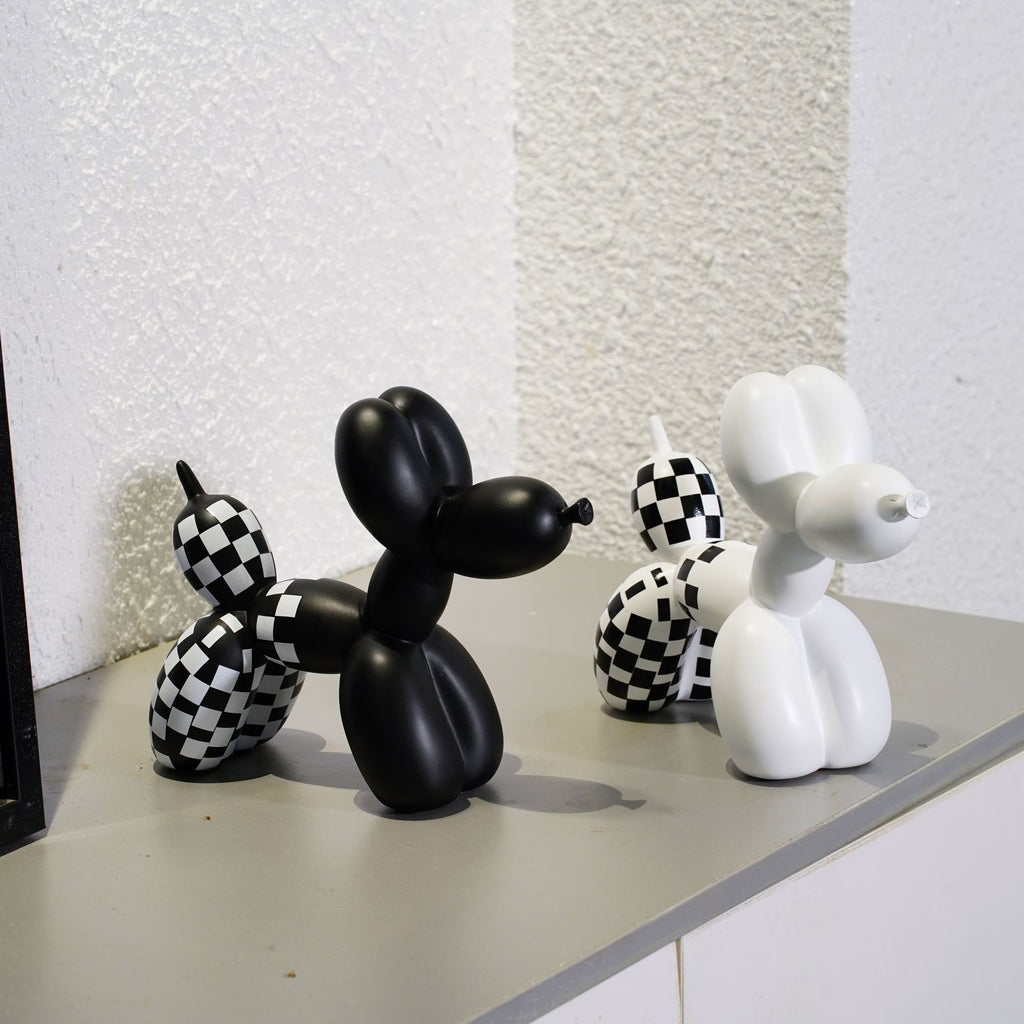 Colorful Balloon Dog Figurine | European Water Transfer Art Decor Decorative Figurine Oasis Select