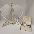 Wooden Wedding Guest Book with Heart Greeting Cards Set Wedding Guest Book Oasis Select