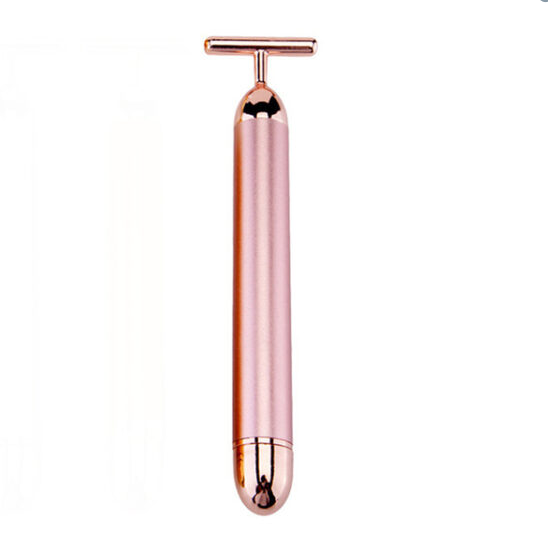 24K Gold Vibrating Facial Roller Massager | Ultrasonic Glow Facial Massager Tool Oasis Select