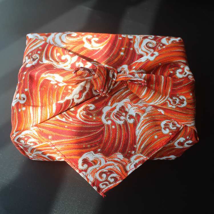 Traditional Japanese Furoshiki Lunch Wrap Cloth Furoshiki Wrap Cloth Oasis Select Red 20*10*8cm