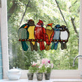 Alloy Double-Sided Oil Drip Bird Hanging Wall Decoration Hanging Wall Decoration Oasis Select Six Birds B / Acrylic printing