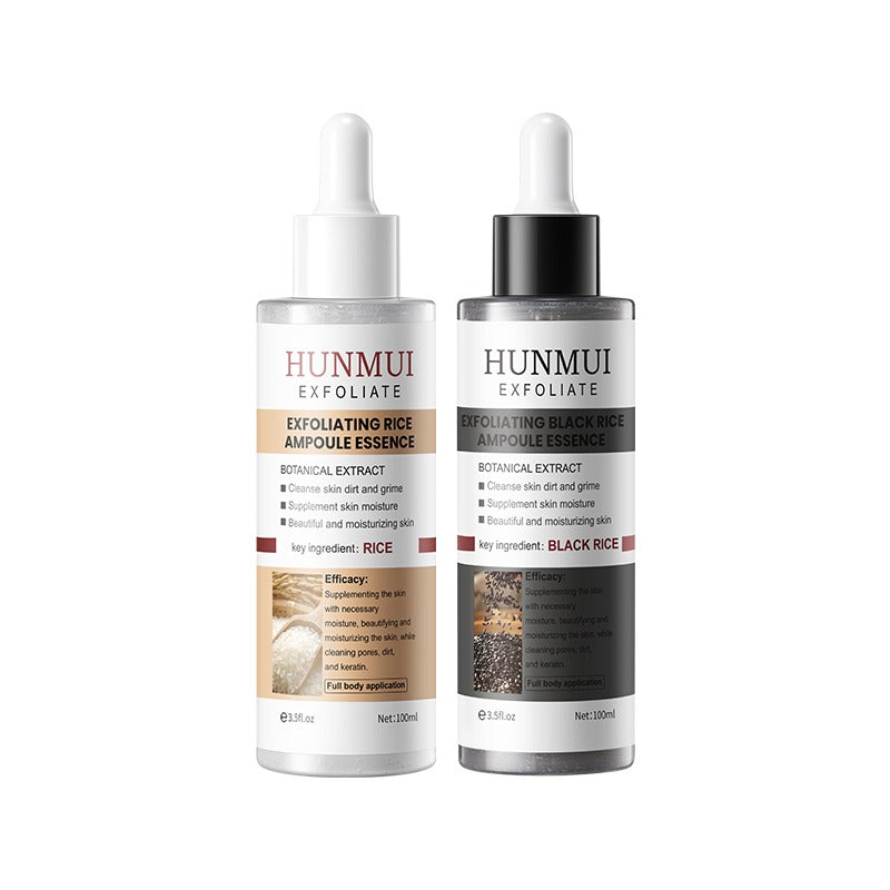 HUNMUI Black Rice Exfoliating Ampoule | Brighten & Smooth Exfoliating Face Serum Oasis Select