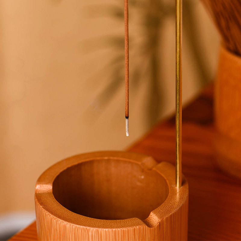 Bamboo Incense Burner – Minimalist Chinese Home Decor Incense Burner Oasis Select