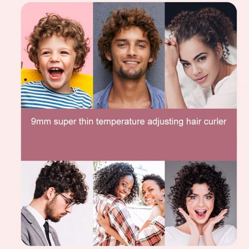Professional 9mm Curling Iron with LCD Display | Ceramic Ceramic Curling Iron Oasis Select