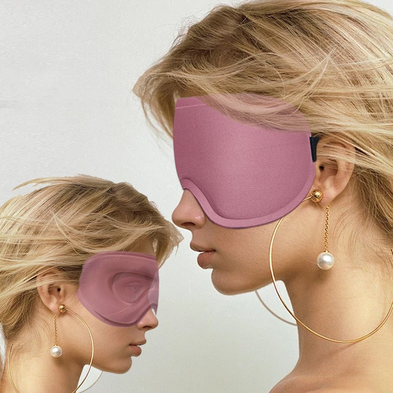 3D Contoured Blackout Sleep Mask | Deep Eye Socket Design Sleep Mask Oasis Select
