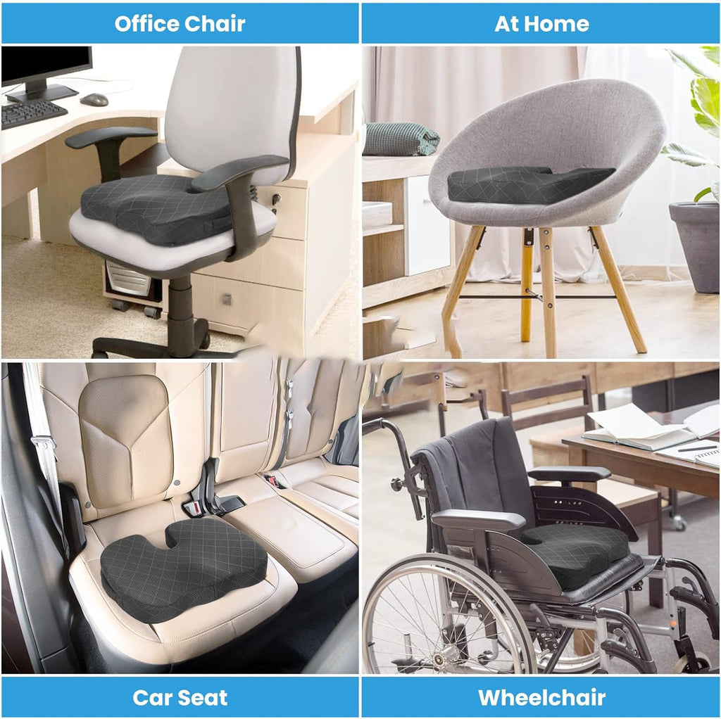 Gel Memory Foam Hip Cushion – Ergonomic Seat Support Seat Cushion Oasis Select