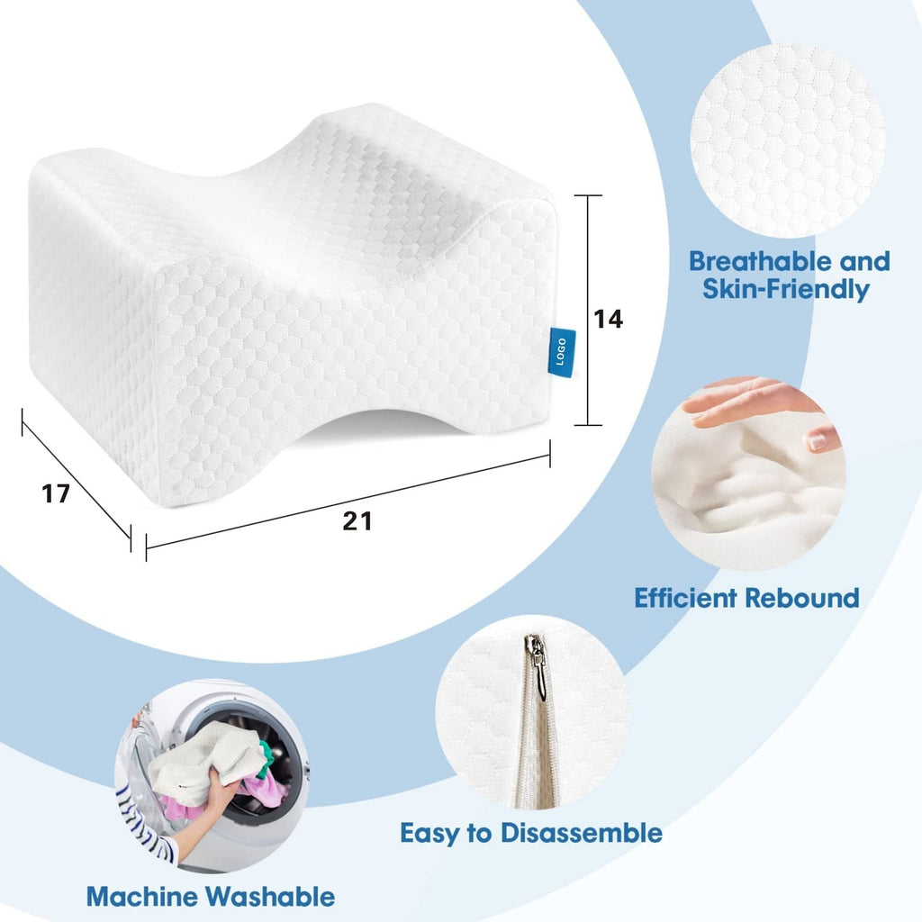 Memory Foam Leg Lock Pillow – Ergonomic Sleep Support Memory Foam Pillow Oasis Select