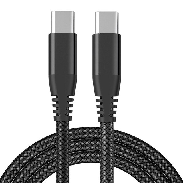 USB-C to USB-C Cable 60W Fast Charging | Nylon Braided USB-C Charging Cable Oasis Select