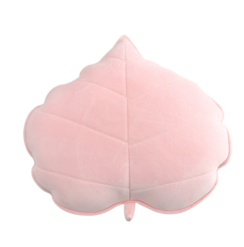 Leaf Shaped Decorative Pillow – Light Green & Coral Red Decorative Throw Pillow Oasis Select
