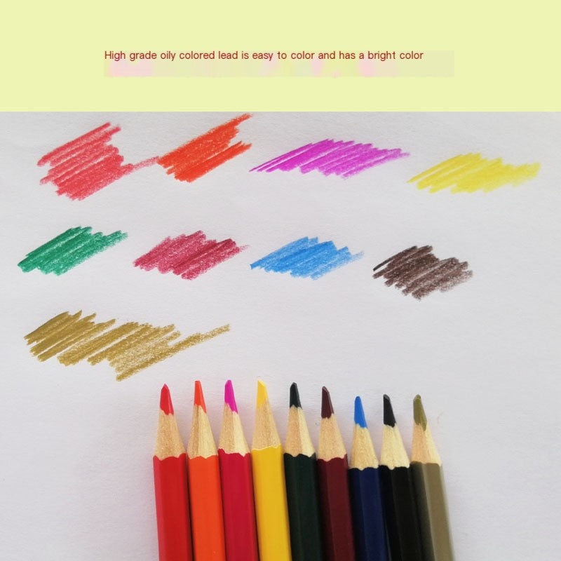 72-Color Premium Oil-Based Colored Pencil Set with Carry Case Colored Pencil Set Oasis Select