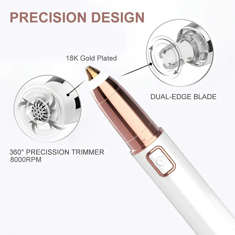 Rechargeable Eyebrow Hair Remover – Precision Trimmer Eyebrow Hair Trimmer Oasis Select