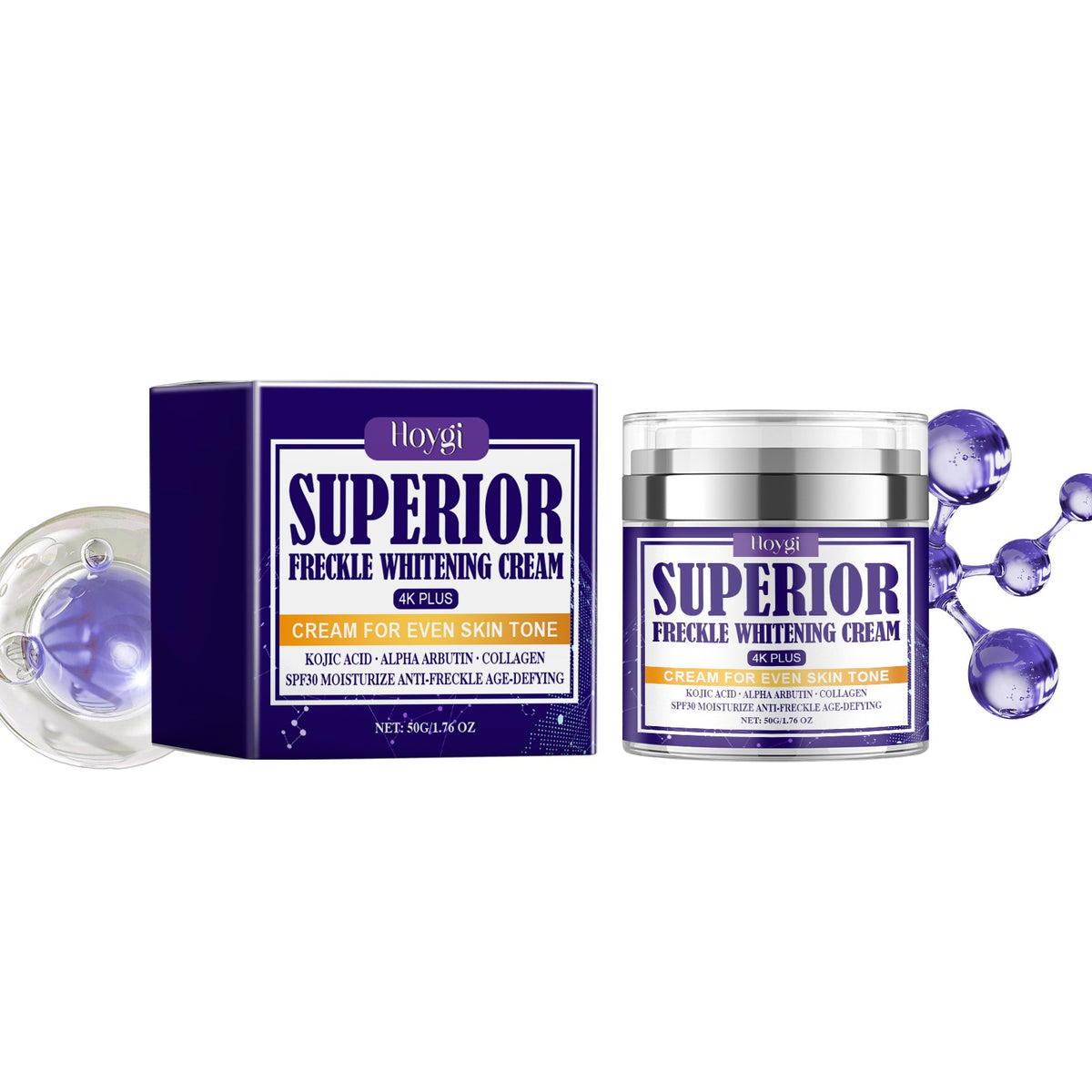 Brightening Face Cream – Kojic Acid, Arbutin & Hyaluronic Acid Brightening Face Cream Oasis Select