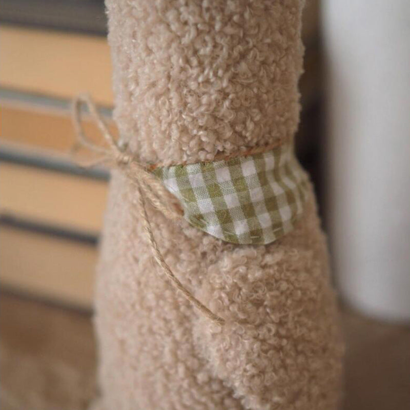 Curly Chicken Stuffed Doll with Scarf | Baby Photo Prop Stuffed Plush Doll Oasis Select