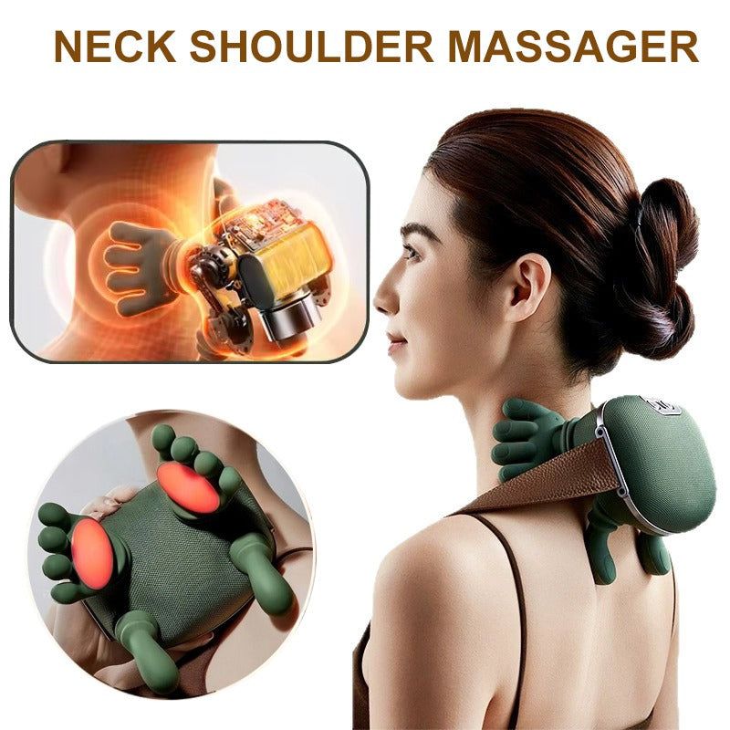 Electric Neck & Shoulder Massager – 4D Kneading & Warm Heat Electric Body Massager Oasis Select