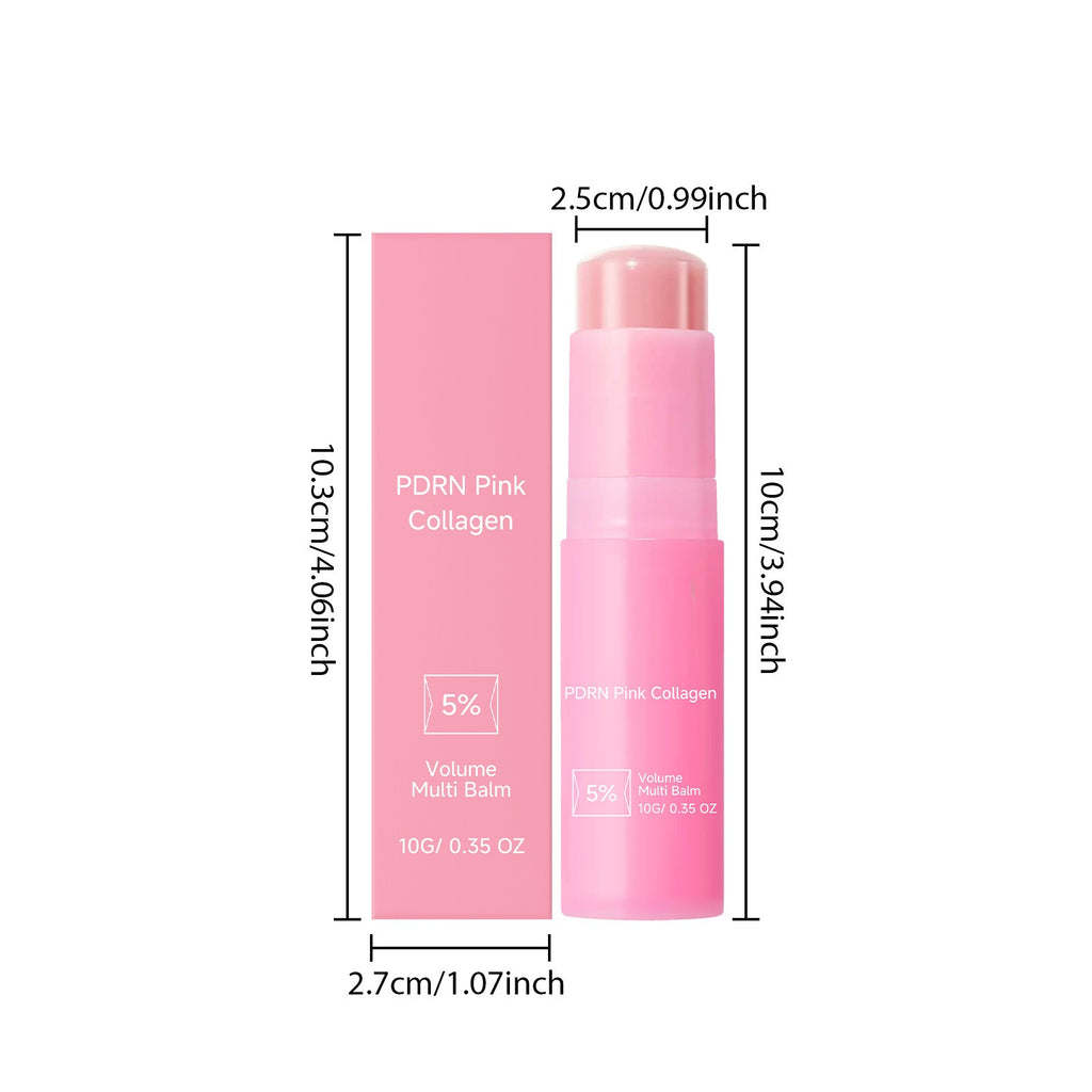PDRN Pink Collagen Cream Stick – Nourishing Lip Balm 10g Collagen Lip Balm Oasis Select
