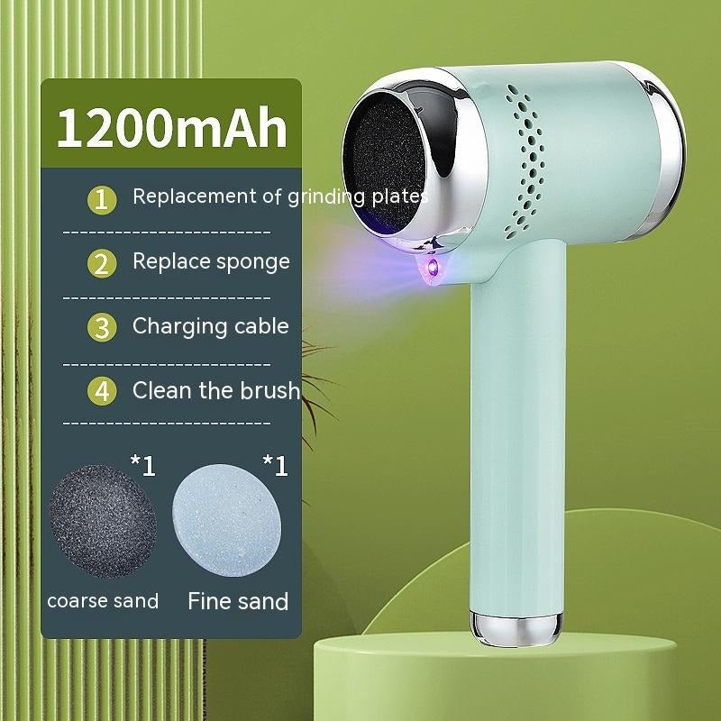 Electric Foot Scrubber with UV Light – Rechargeable Pedicure Tool Electric Foot Scrubber Oasis Select