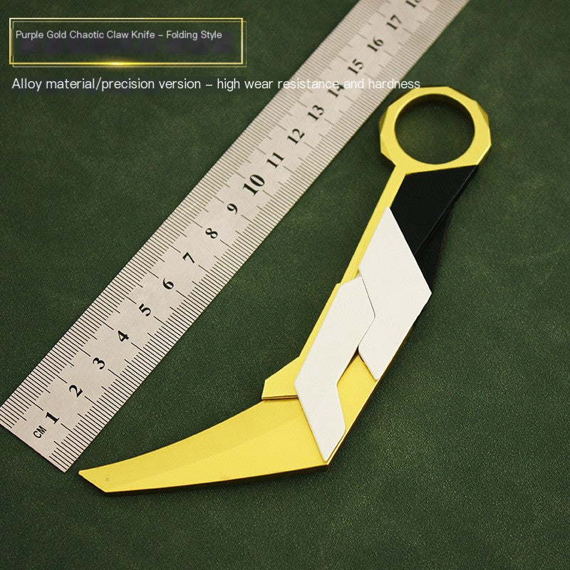 Valorant Folding Knife Collectible Model – 16cm Zinc Alloy Gaming Collectible Model Oasis Select