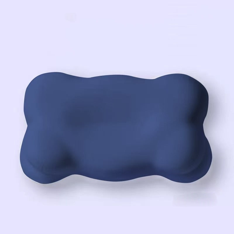 Cloud Memory Foam Neck Support Pillow – Slow Rebound Memory Foam Pillow Oasis Select Navy Blue Pillowcase One Size
