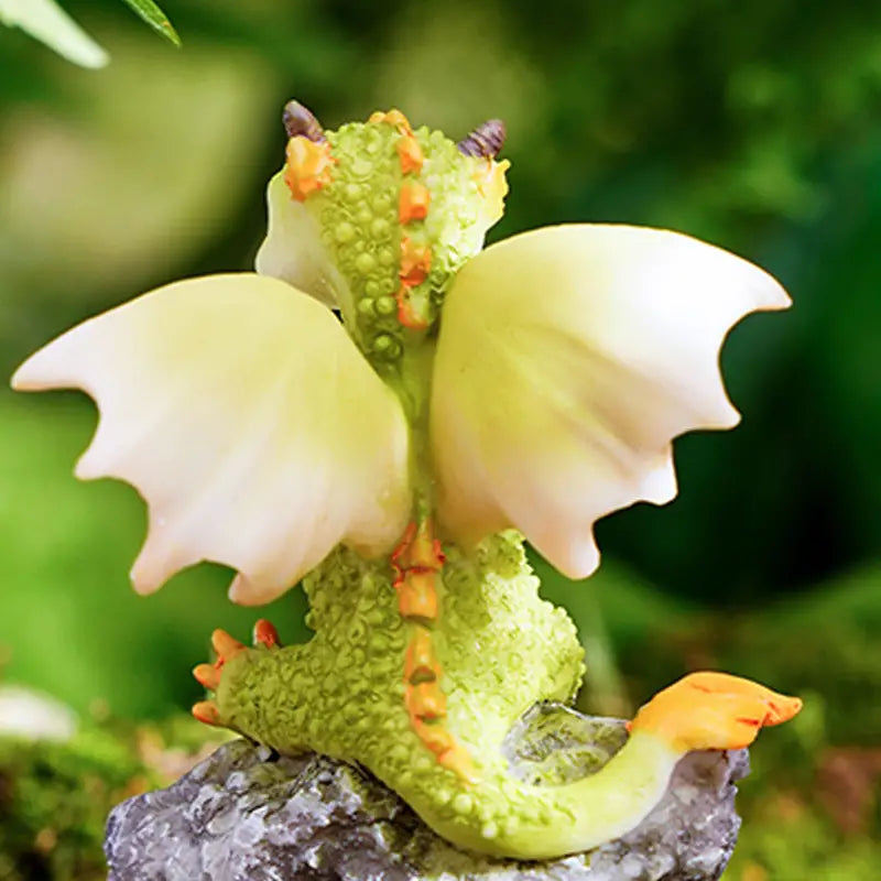 Cartoon Dinosaur Reading Book Resin Figurine | Home Décor Resin Figurine Oasis Select