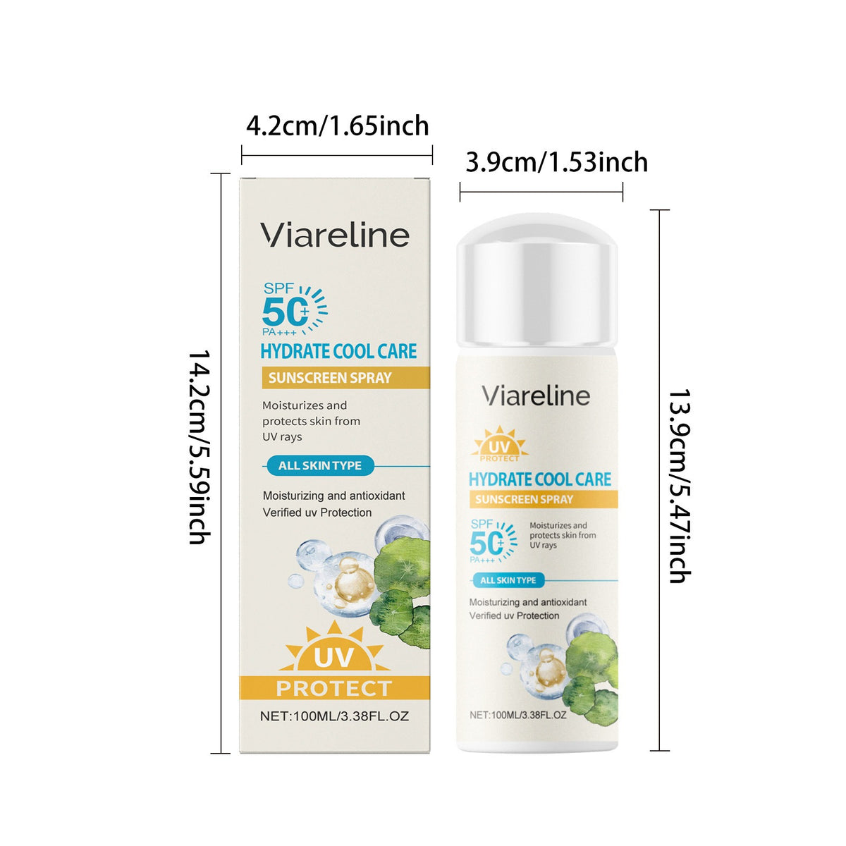 UV-Protective Moisturizing Face Spray – Hydrating Mist 100ml UV Hydrating Face Mist Oasis Select