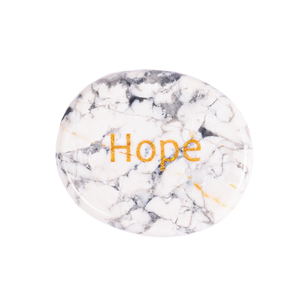 Natural Crystal Oval Gemstone Slabs – Polished Energy Stones Crystal Gemstone Slab Oasis Select 45*35*7mm White Pine (Hope)