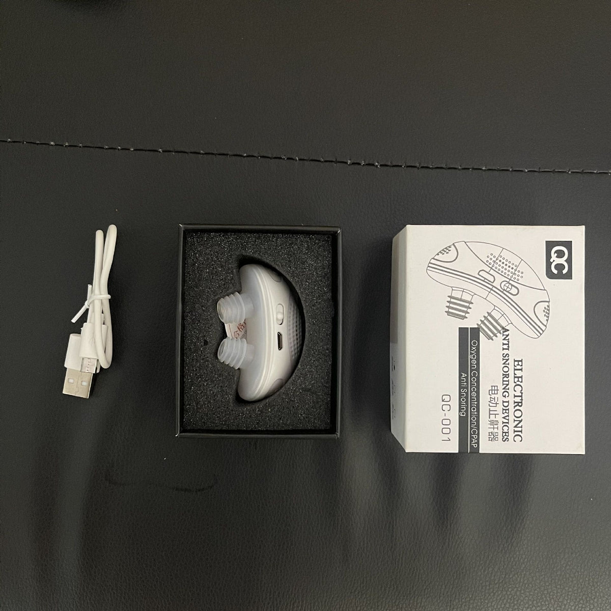 USB Nasal Breathing Appliance for Quieter, Restful Sleep Nasal Breathing Appliance Oasis Select First generation white hard bo First generation white hard bo
