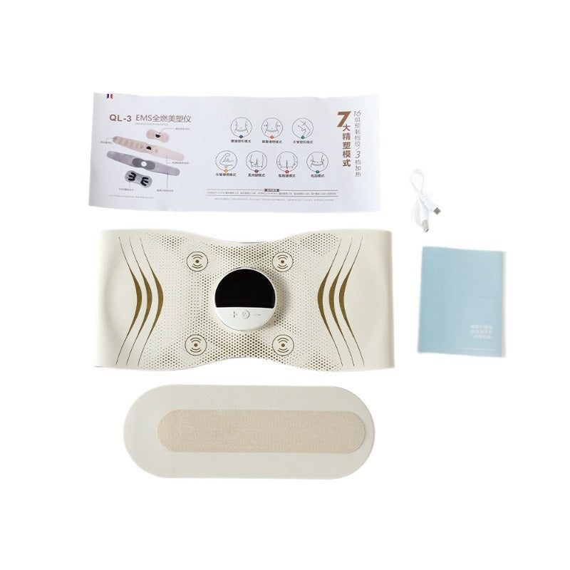Rechargeable Microcurrent Massage Belt | 4 Intensity Levels Microcurrent Massage Belt Oasis Select Beige Standard