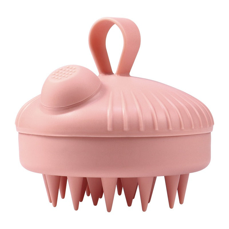 Silicone Scalp Cleansing Shampoo Brush | Massage & Wash Scalp Massage Brush Oasis Select Nude Shampoo Brush