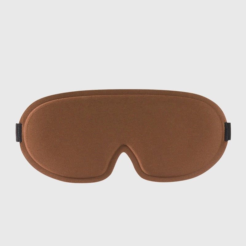 3D Contoured Blackout Sleep Mask | Deep Eye Socket Design Sleep Mask Oasis Select Camel Round