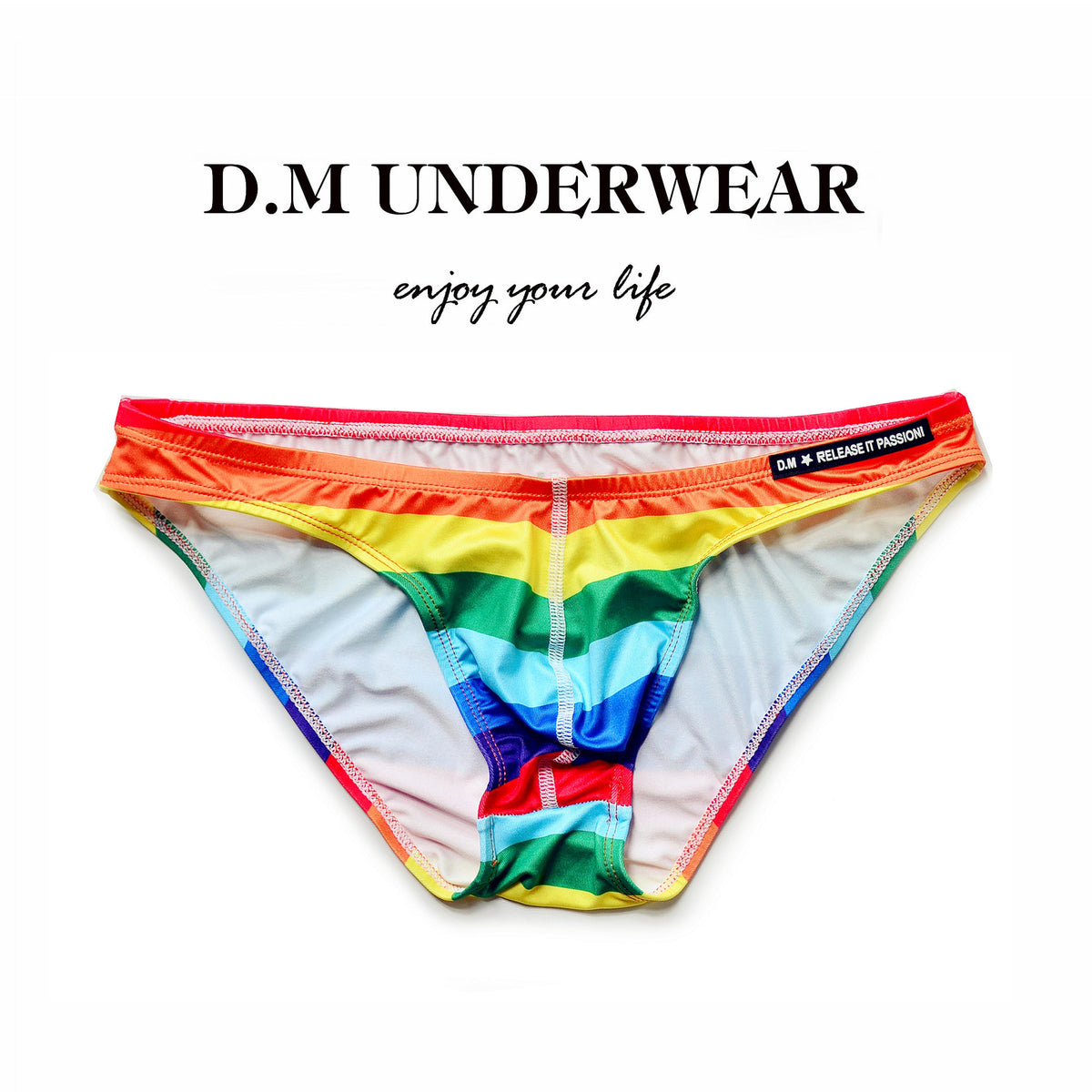 Rainbow Men's Cotton Underwear | Soft, Colorful & Breathable Men's Underwear Oasis Select