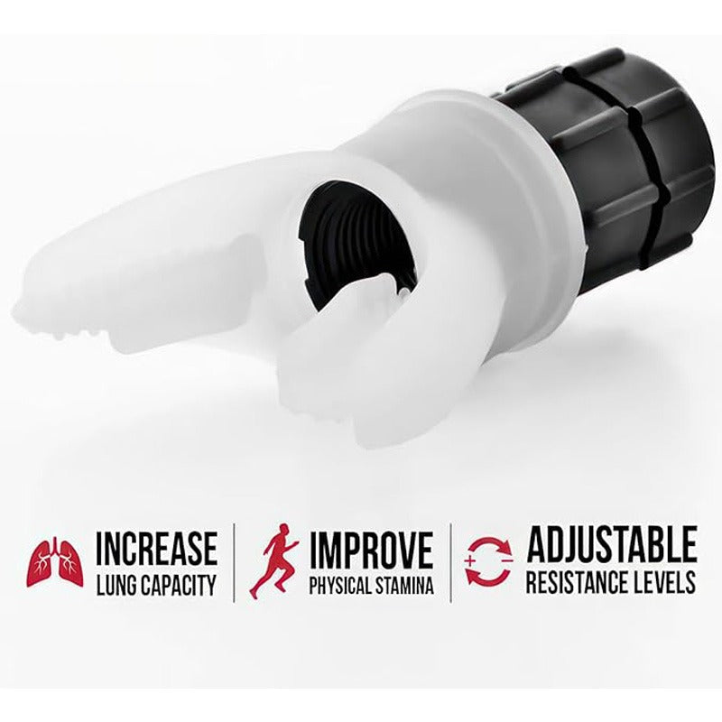 Handheld Breathing Exercise Trainer | Adjustable Resistance Breathing Exercise Trainer Oasis Select