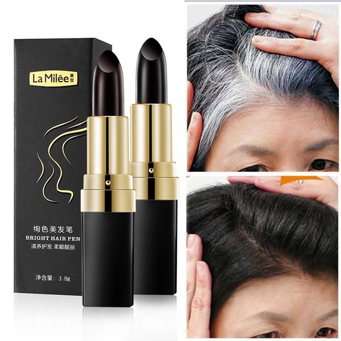 Lai Mei Hair Dye Stick 3.8g – Instant Gray Coverage Hair Dye Stick Oasis Select