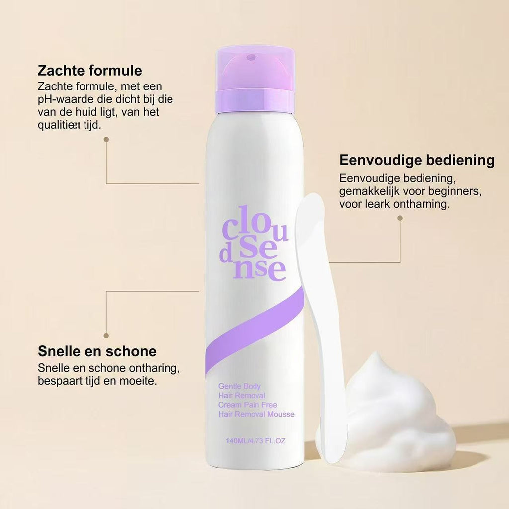 Gentle & Smooth Hair Removal Spray 140ml + Scraper Depilatory Spray Oasis Select