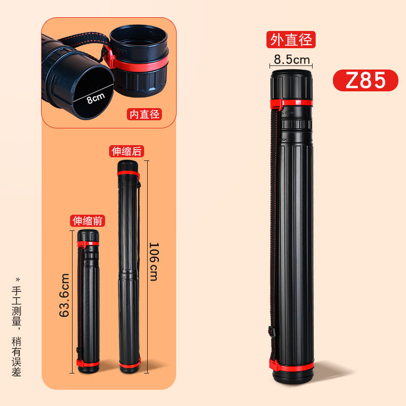 Portable Expandable Art Roll Storage Tube for Sketch Paper Art Roll Storage Tube Oasis Select Small Ф 8.5 * L63.8-106CM / A variety of optional