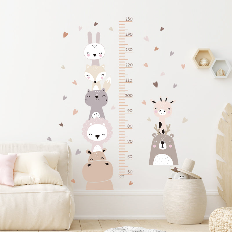 Bohemian Animal Wall Stickers & Kids' Growth Chart Decals Kids Wall Decal Oasis Select