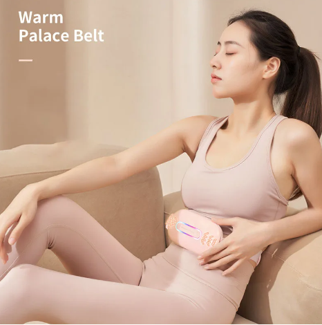 Warming Massage Belt for Women – Wearable Heated Belly Wrap Warming Massage Belt Oasis Select