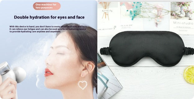 Portable Hot & Cold Eye Moisturizer | Rechargeable Eye Care Eye Care Device Oasis Select White Set