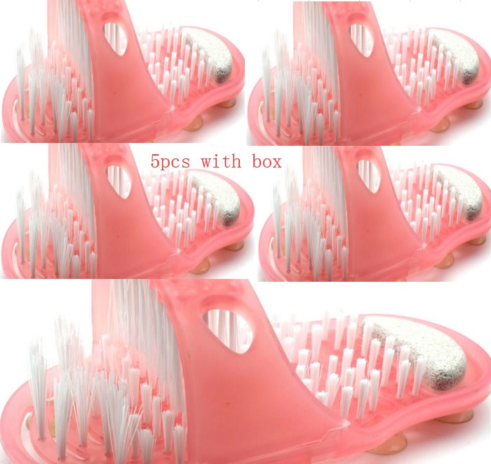 Shower Foot Scrubber Massager Slippers with Pumice Stone Foot Scrubber Slippers Oasis Select