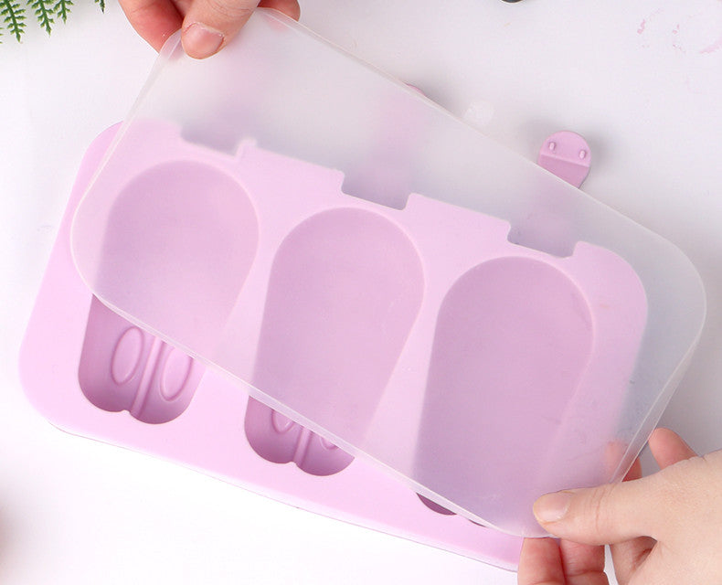 Cartoon Silicone Popsicle Molds with Lids | BPA Free Ice Cream Silicone Popsicle Mold Oasis Select