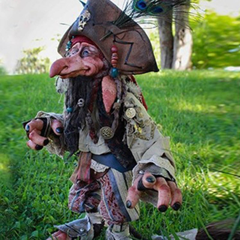 Gothic Vintage Garden Elf Goblin Sculpture | Outdoor Decor Garden Figurine Sculpture Oasis Select