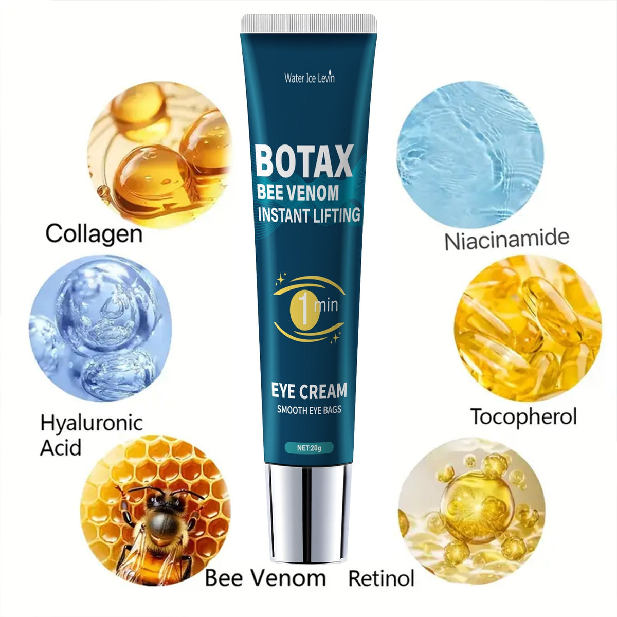 Retinol Hydrating Eye Cream 20g | Firming & Moisturizing Retinol Eye Cream Oasis Select