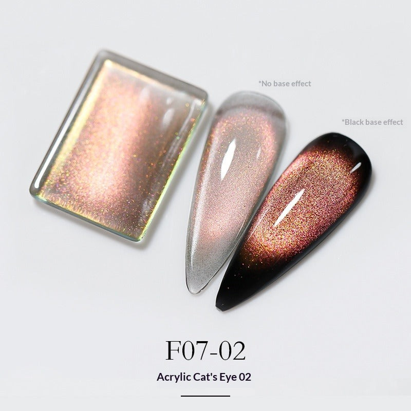 Cat's Eye Gel Polish – Aurora Chameleon Nail Art | 15mL Nail Gel Polish Oasis Select