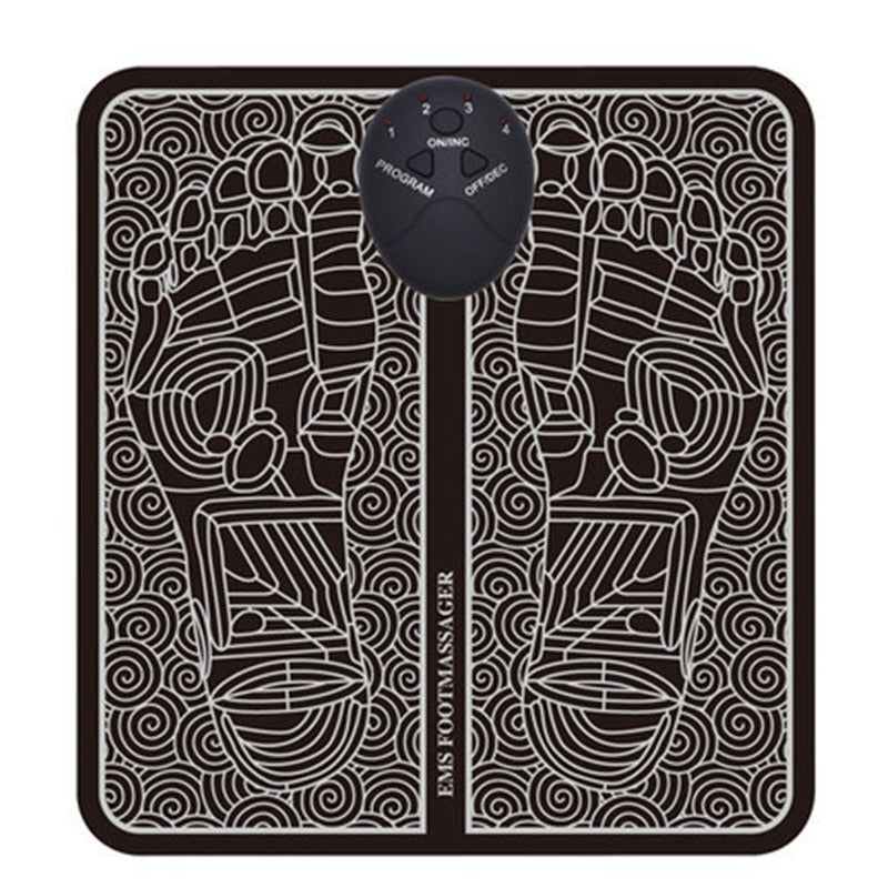 EMS Foot Massager Pad – 8 Modes, 19 Levels, USB Rechargeable EMS Foot Massager Oasis Select